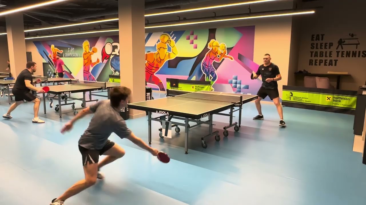 A superb display of table tennis