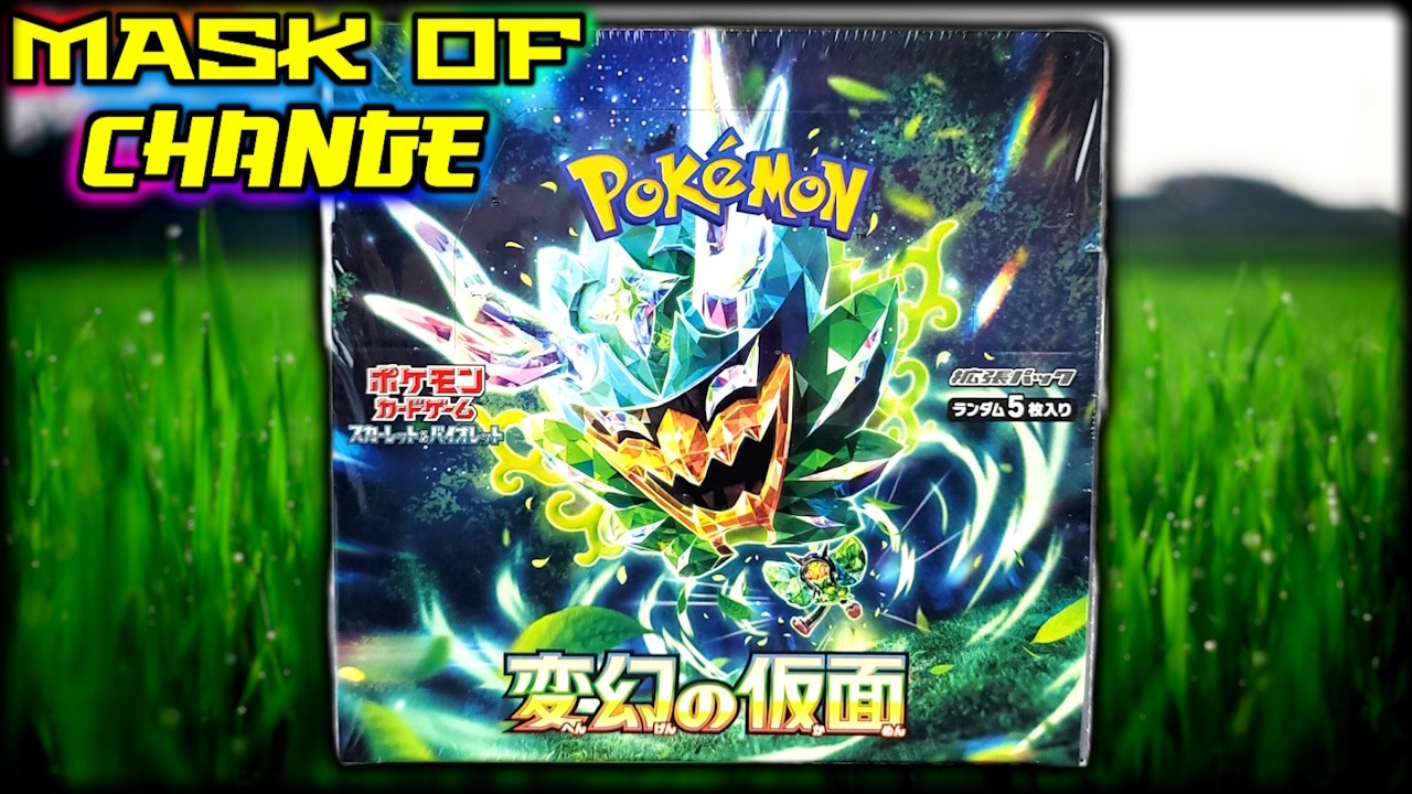Pokémon Mask of Change! Japanese Booster Box Opening!