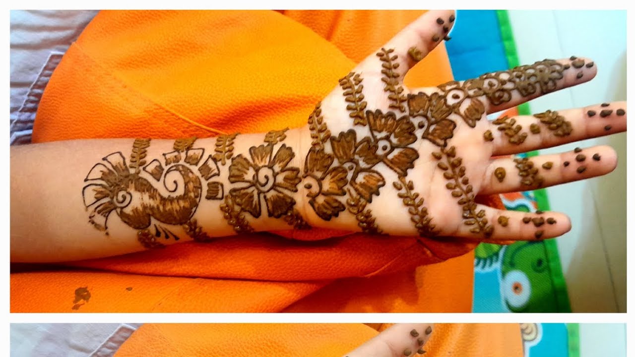 Simple mehendi design #mehendi #art #festivalvibes #trending #viralvideo 