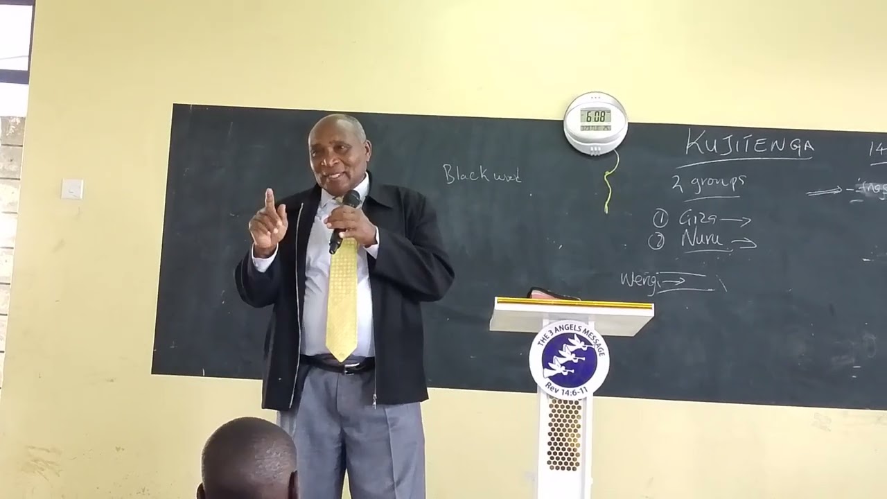 Sermon by elder Antony makau tittle:unakuja kumtafuta Nani sabato 