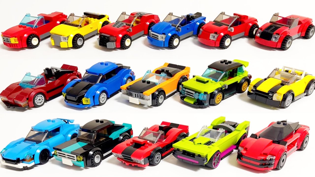 LEGO City Sports Cars 2009-2025 Part 1 - LEGO speed build