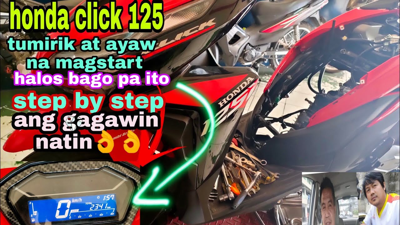 PART 1: honda click125 ayaw magstart anu kaya ang problema.step by step ituturo ko sainyo👌👌