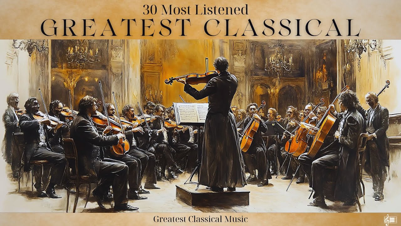 30 самых прослушиваемых величайших шедевров классики 🎻 Моцарт, Бетховен, Вивальди, Чайковский, Генд