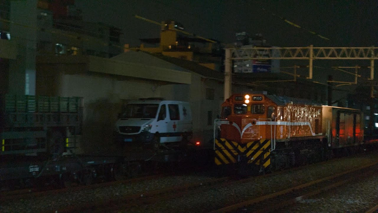 7201次 R160+篷+12軍+2敞+2篷+電源車+守 Taiwan Railways R160 leading train 7201 [25/11/18]