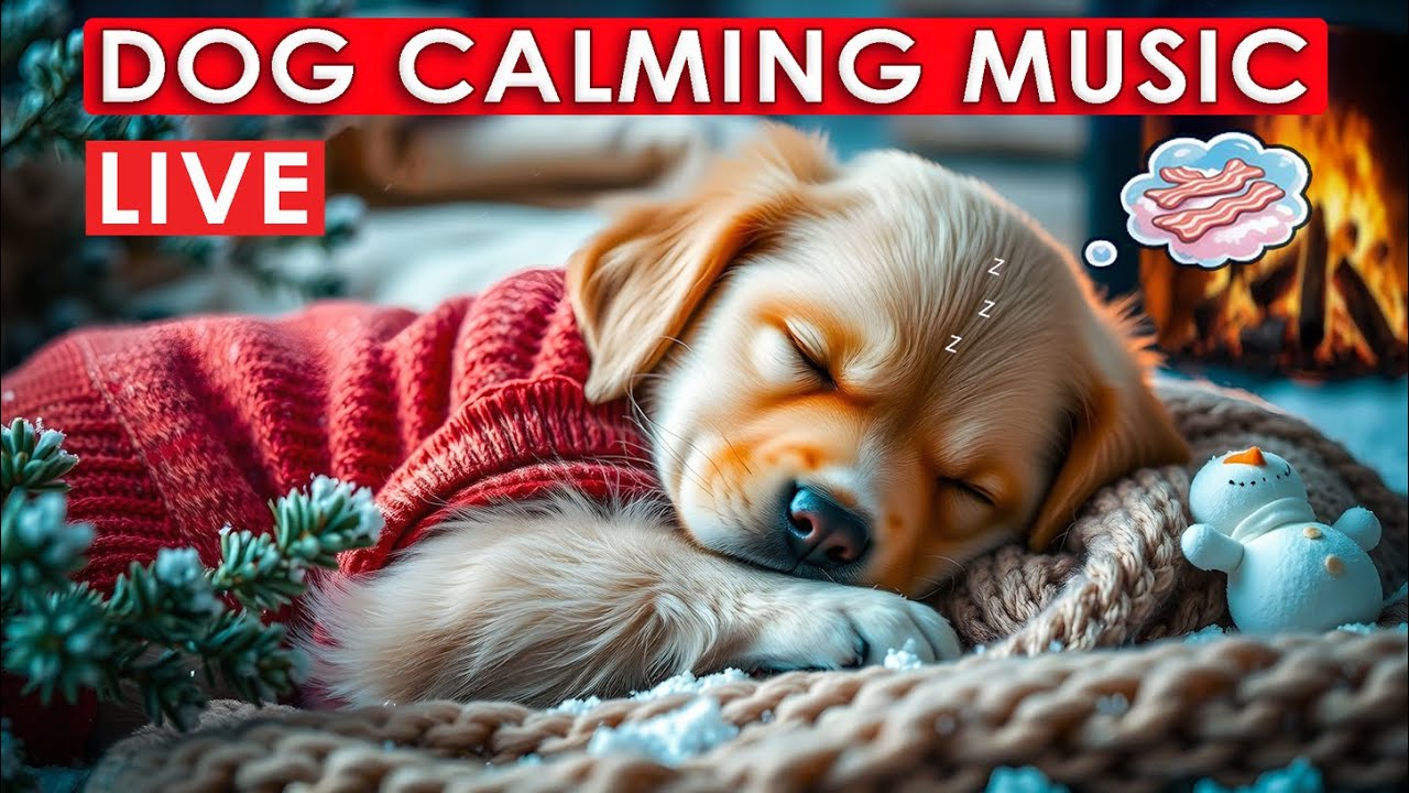 LIVE 24/7 Dog Calming Music for Reduces Stress , Inner Peace & Promotes Relaxs