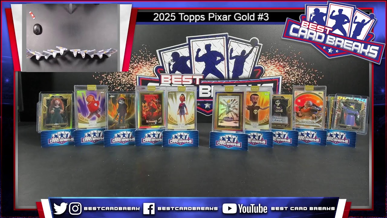 2025 Topps Pixar Gold #3 - 6 Box Case Pick Your Movie- 1/21/26