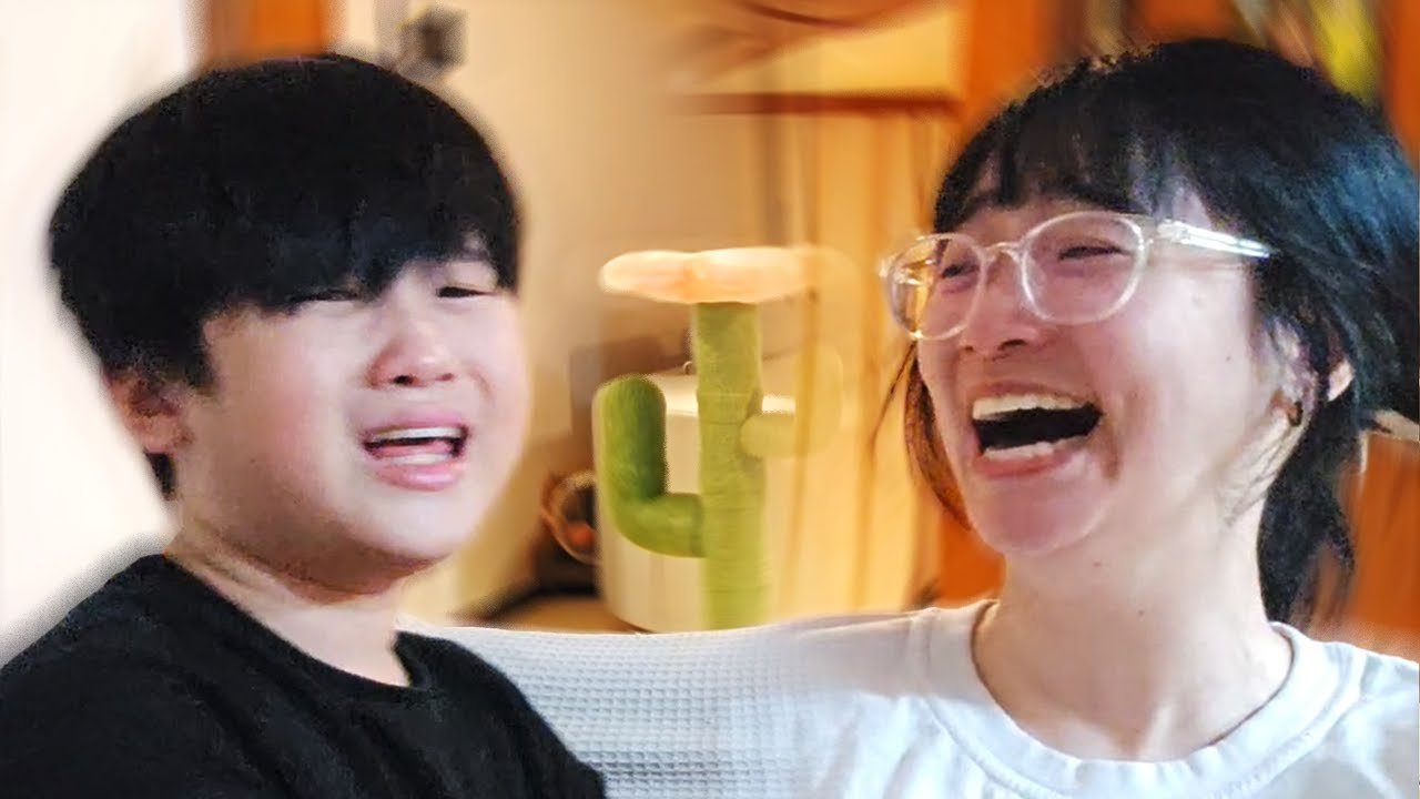아들 우는데 세상 신난 엄마