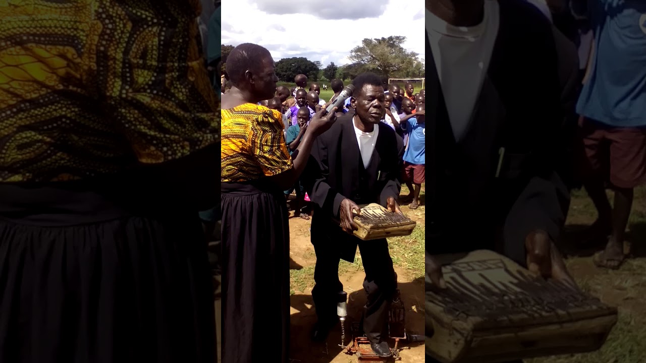 Ekuka Ogwal Odongo performing at a function in Oyam District