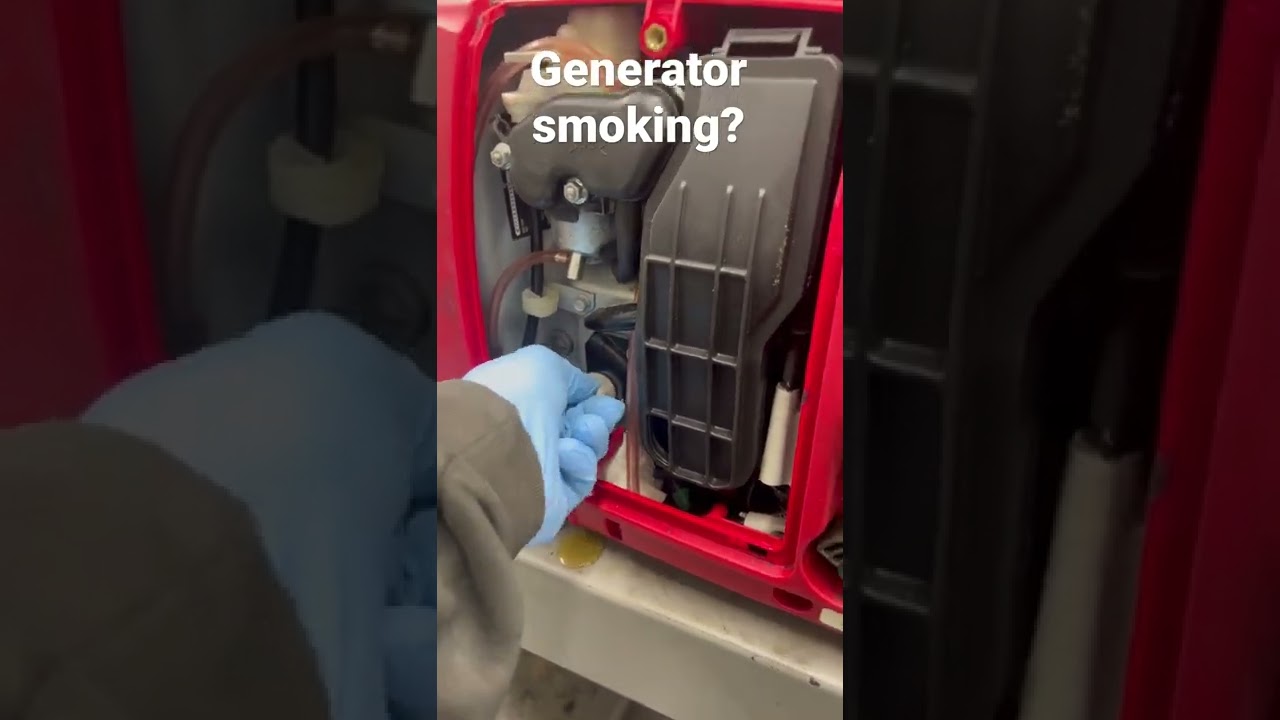 Does your generator smoke? This will be your fix!!