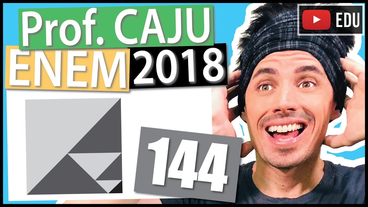 [ENEM 2018] 144 📓 GEOMETRIA PLANA Um quebra-cabeça consiste em recobrir um quadrado com triângulos