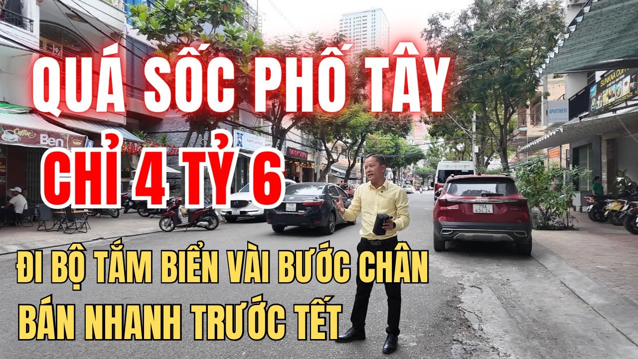 💥Giá quá sốc phố Tây, chỉ 4 tỷ 6 ra biển và quảng trường Nha Trang vài bước chân !