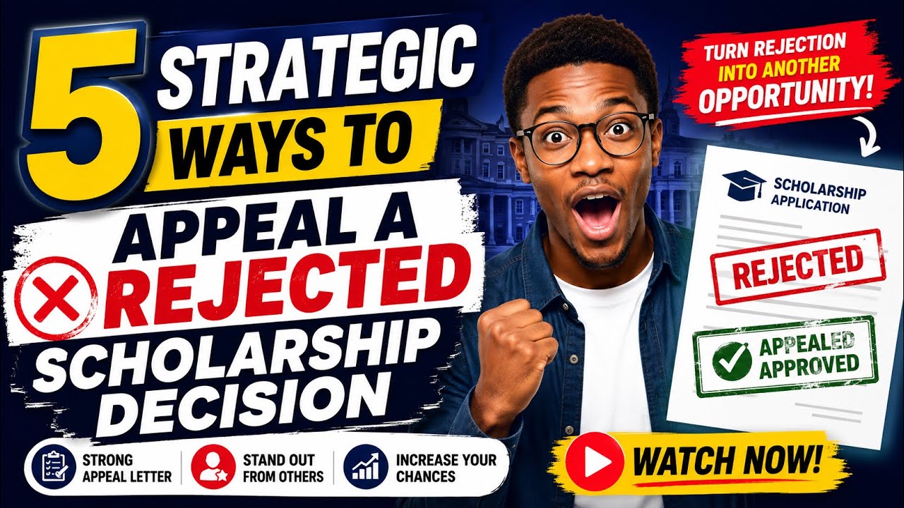 Scholarship Rejected? Use These 5 Proven Appeal Strategies to Win It Back