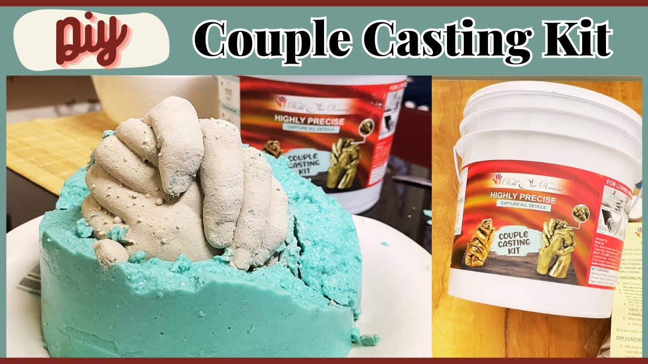 How to cast hands with casting kits, Couple hand casting kits, Unboxing couple casting kit amazon