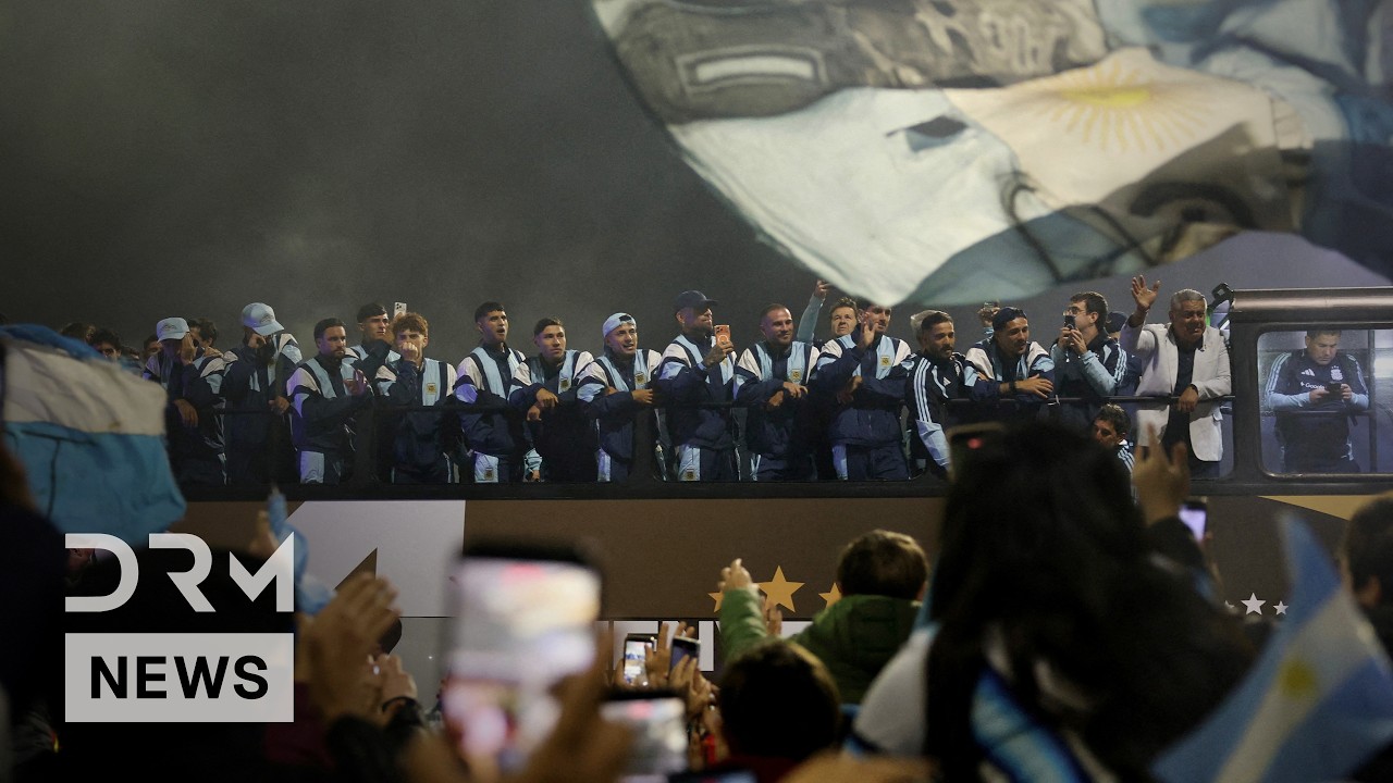 Thousands Welcome Argentina Home Despite World Cup Final Defeat to Spain | AD15