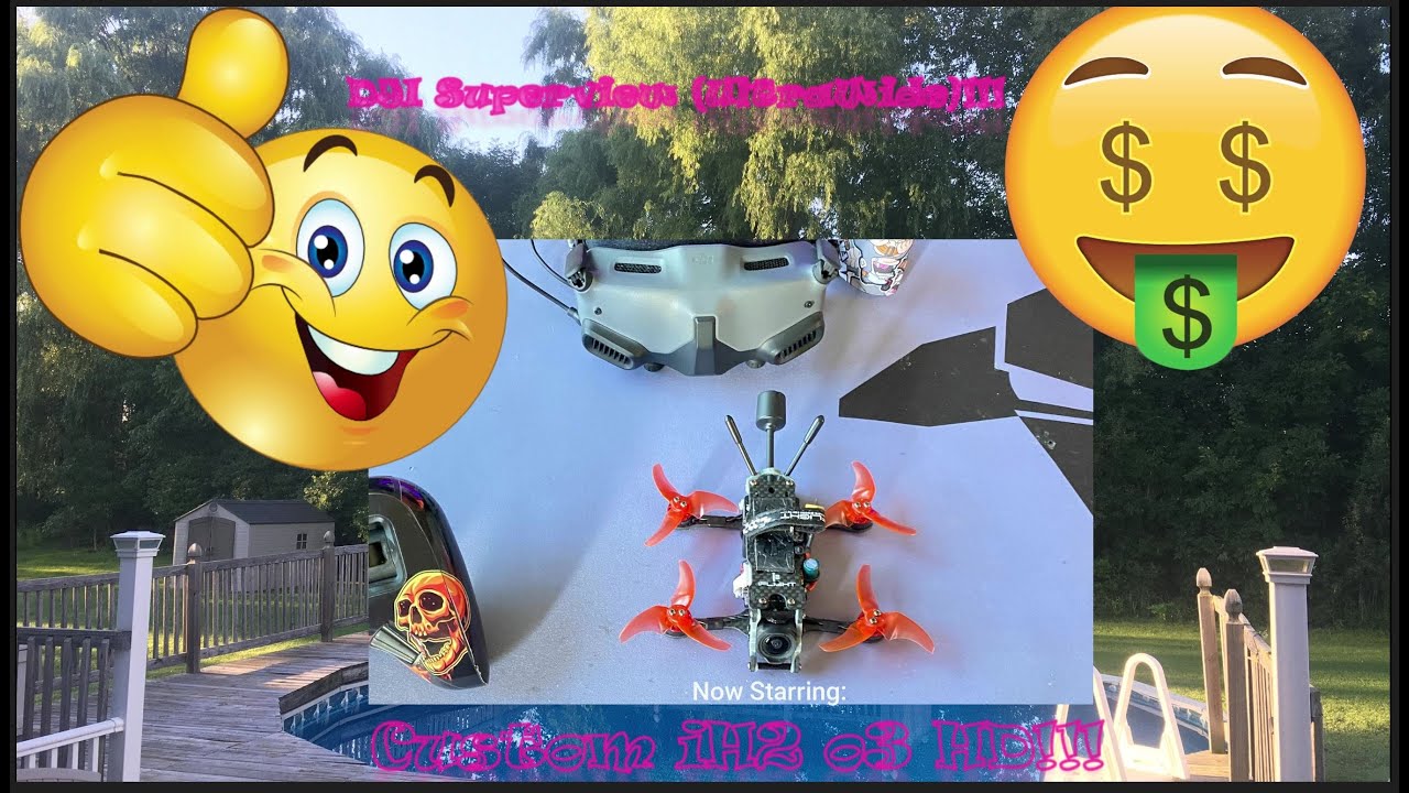 Custom iFlight iH2 o3 HD (DJI Superview - Ultra Wide!) No Lens Protection