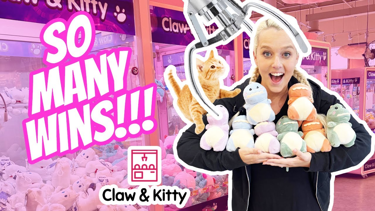 Can't Stop Winning the Claw Machines at Claw & Kitty!
