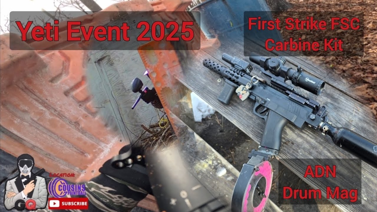 Yeti Event 2025 Cousins ​​Paintball Staten Island MagFed Paintball Gameplay First Strike FSC Carbine