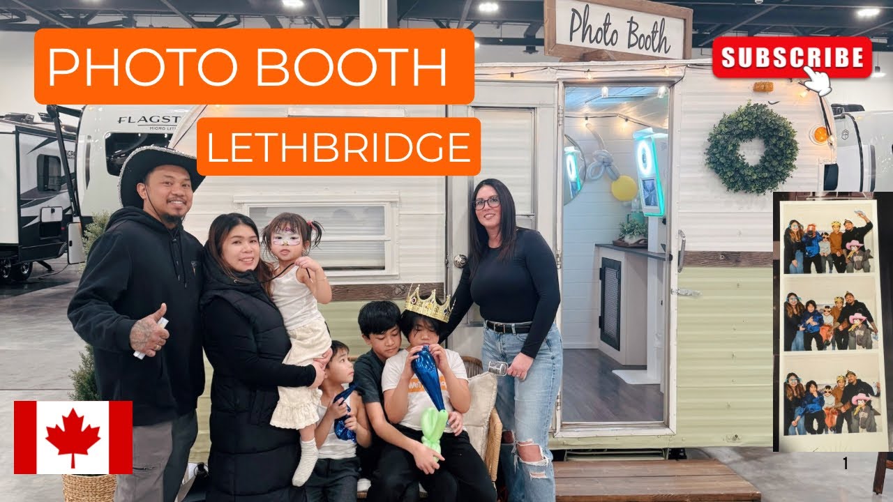 Фотобудка в Летбридже, Альберта, Канада | InstaCamper Photo Booth Lethbridge