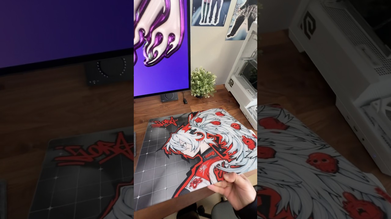 trying the worlds fastest mousepad&hellip; 😳 #shorts #gaming #tech