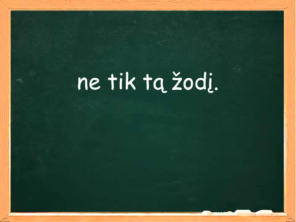 Kaip išmokti anglų kalbos žodžių. Taisyklė #1