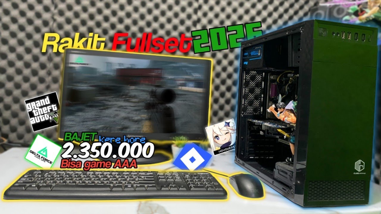 RAKIT PC FULLSET 2.3JUTA DI TAHUN 2026!! LIBAS GAME AAA #kerehorepc #pcgaming #rakitpckerehore