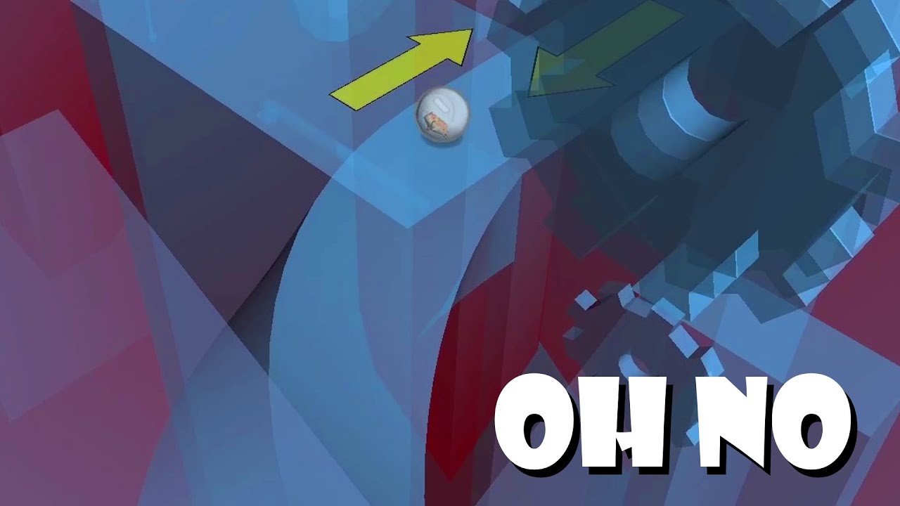 Hamsterball, but it's all SLIPPERY