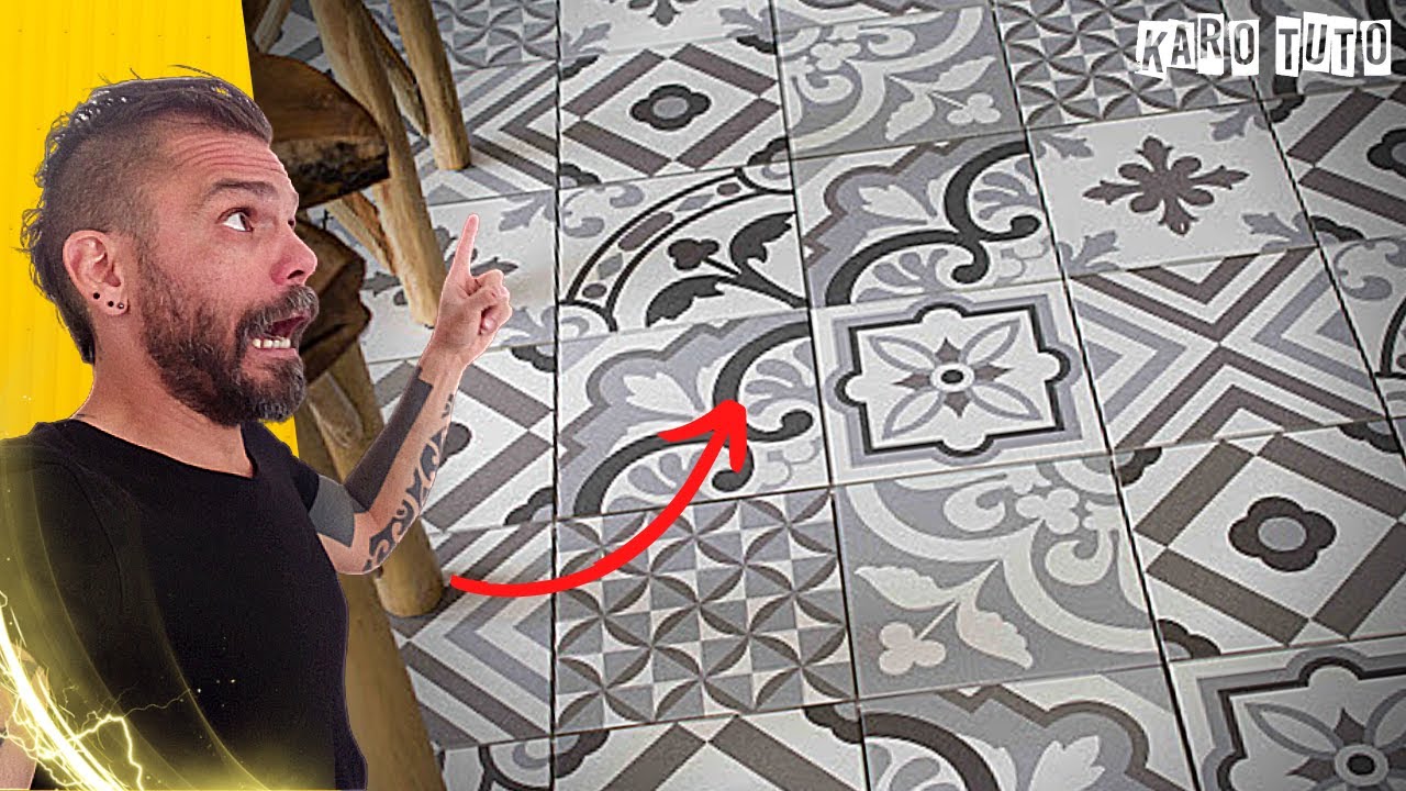 CARRELAGE IMITATION CIMENT AU SOL