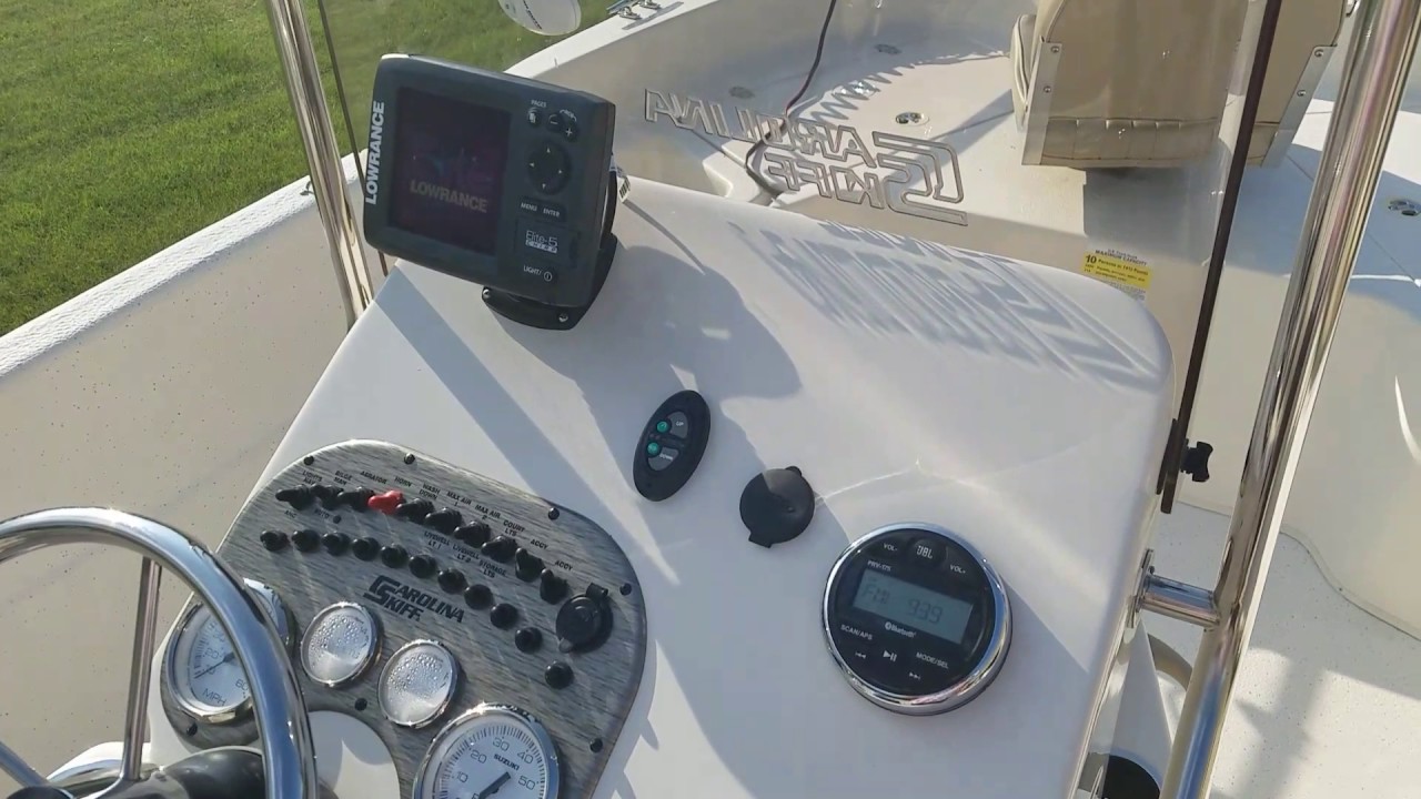 2015 Carolina Skiff198 DLV Boat with 90HP Suzuki