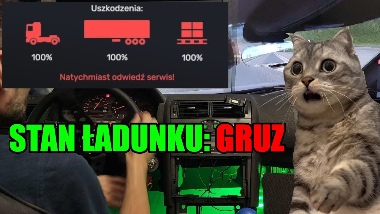 Dostarczyłem ładunek uszkodzony w 100% w ETS2. Ile dostałem kary?