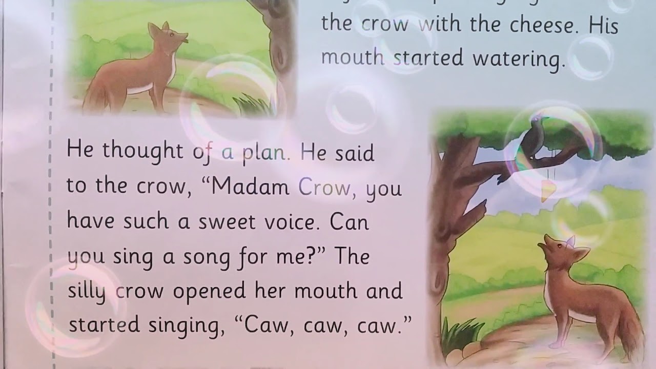 The Fox and the Crow - English Story Kindergarten