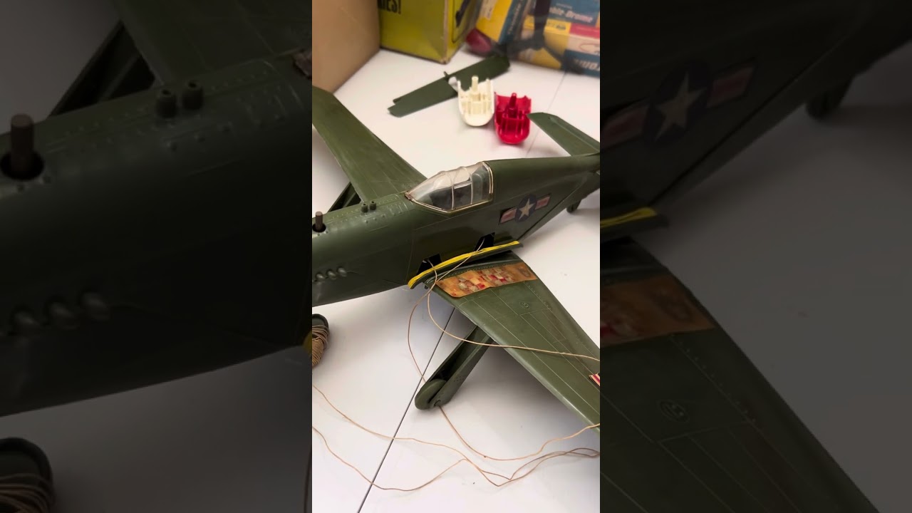 Cox Bendix and C model P-51 Mustang project.