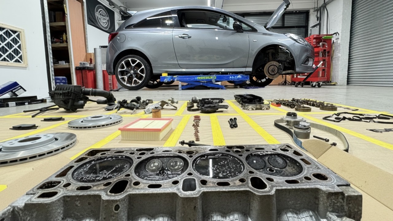 Vauxhall Corsa VXR engine repair (ASMR)