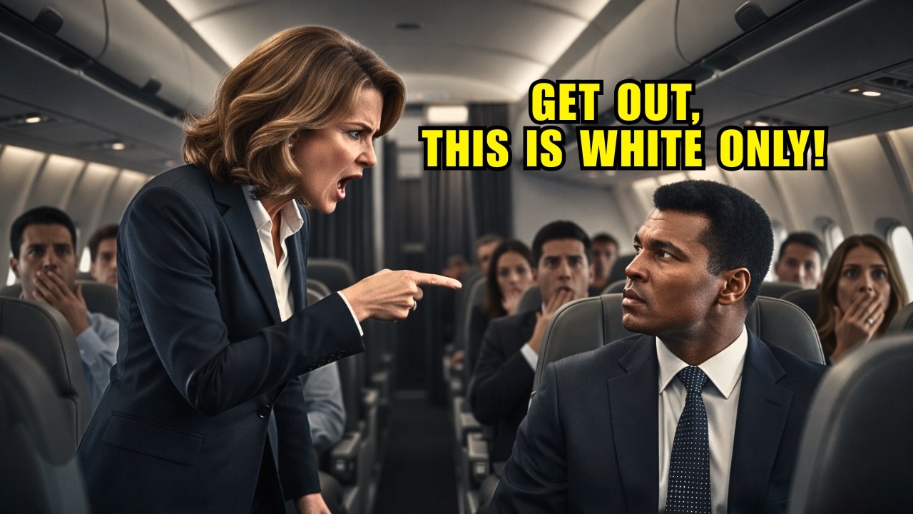 Racist Karen Tried to Remove Muhammad Ali from First Class — Then the Truth Was Revealed!