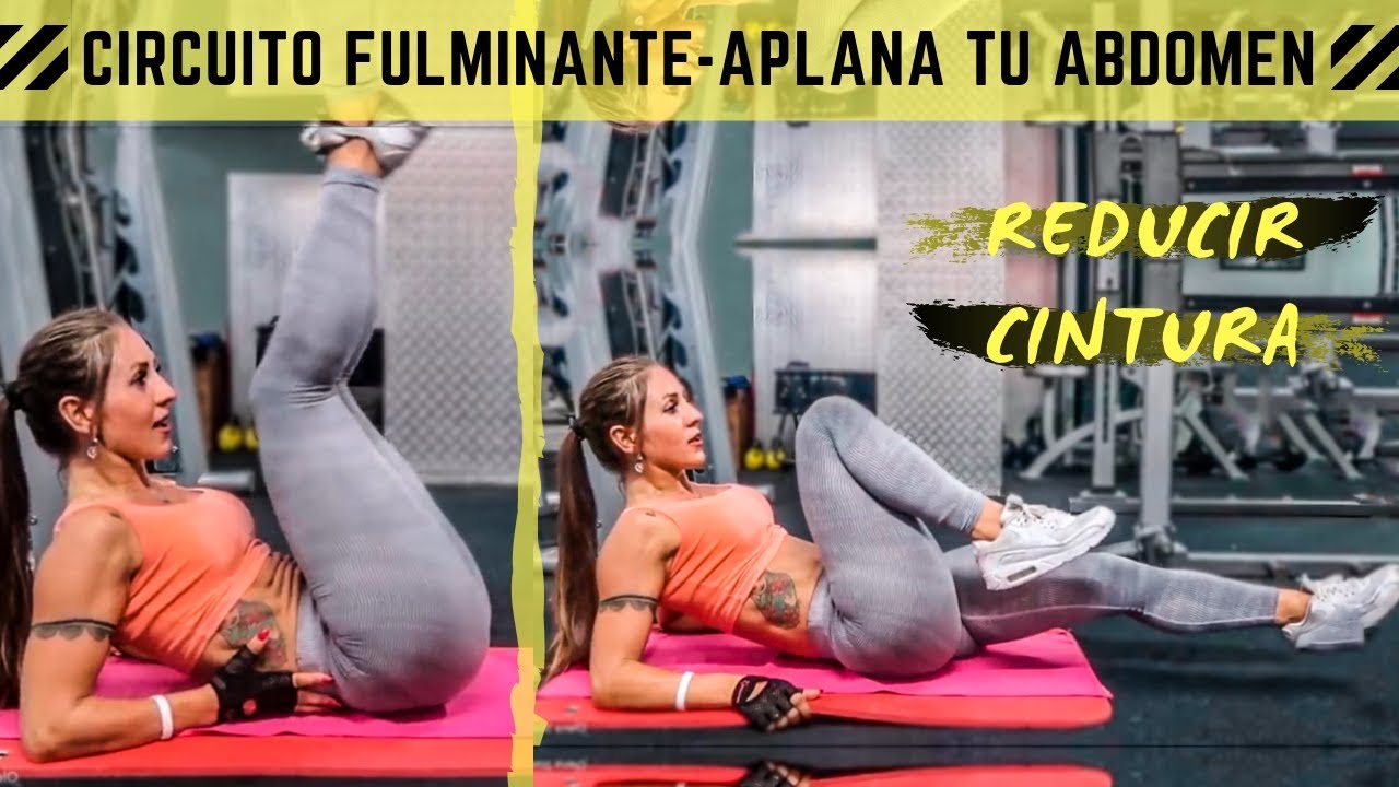 CIRCUITO FULMINANTE PARA REDUCIR CINTURA y APLANAR ABDOMEN en 5 MINUTOS – Abs Workout Flat Stomach