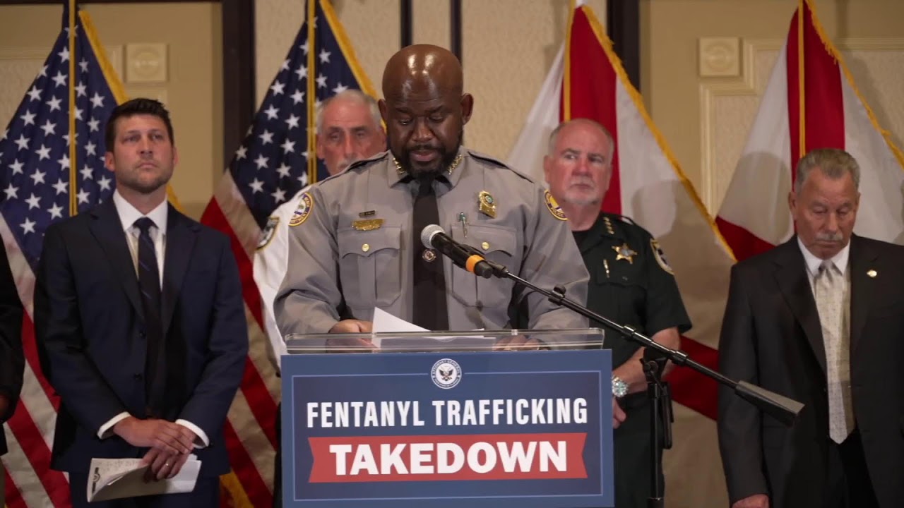 AG James Uthmeier, State Attorney Larizza, Sheriff Chitwood, Chief Jakari Announce Fentanyl Arrests