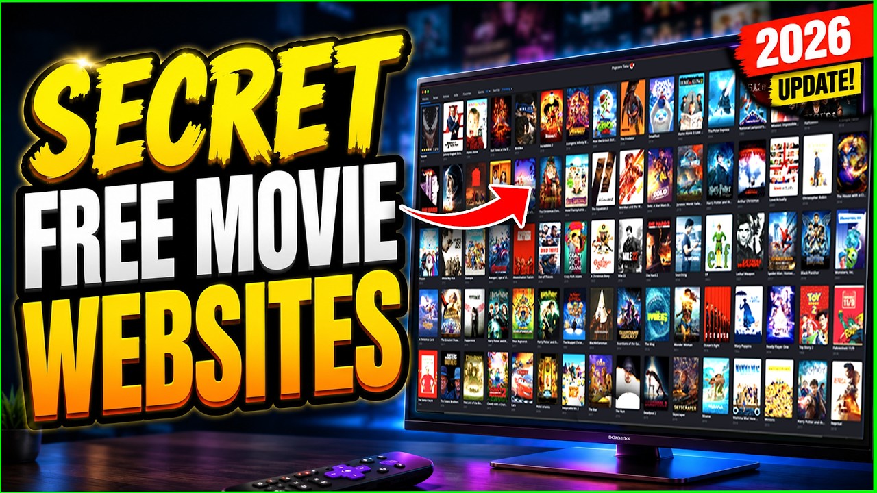 🔴Top 8 Websites to Watch FREE Movies / TV Shows (No Sign up!) 2026 Update !