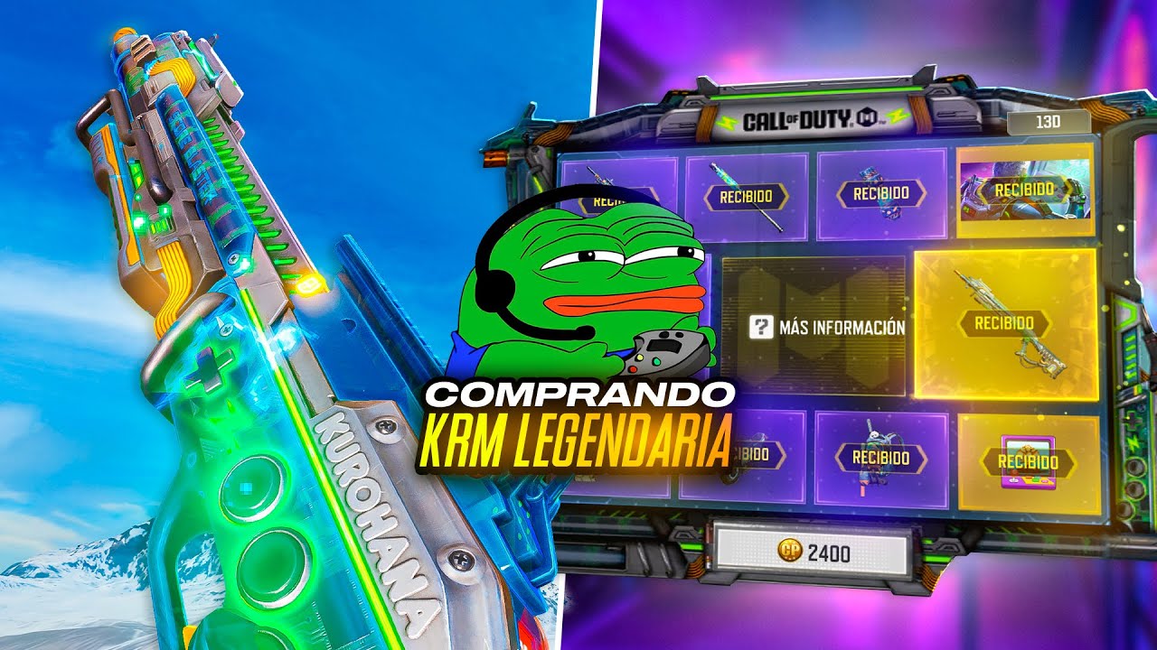 Comprando la NUEVA KRM-262 Legendaria (Es horrible 🤮) | COD Mobile