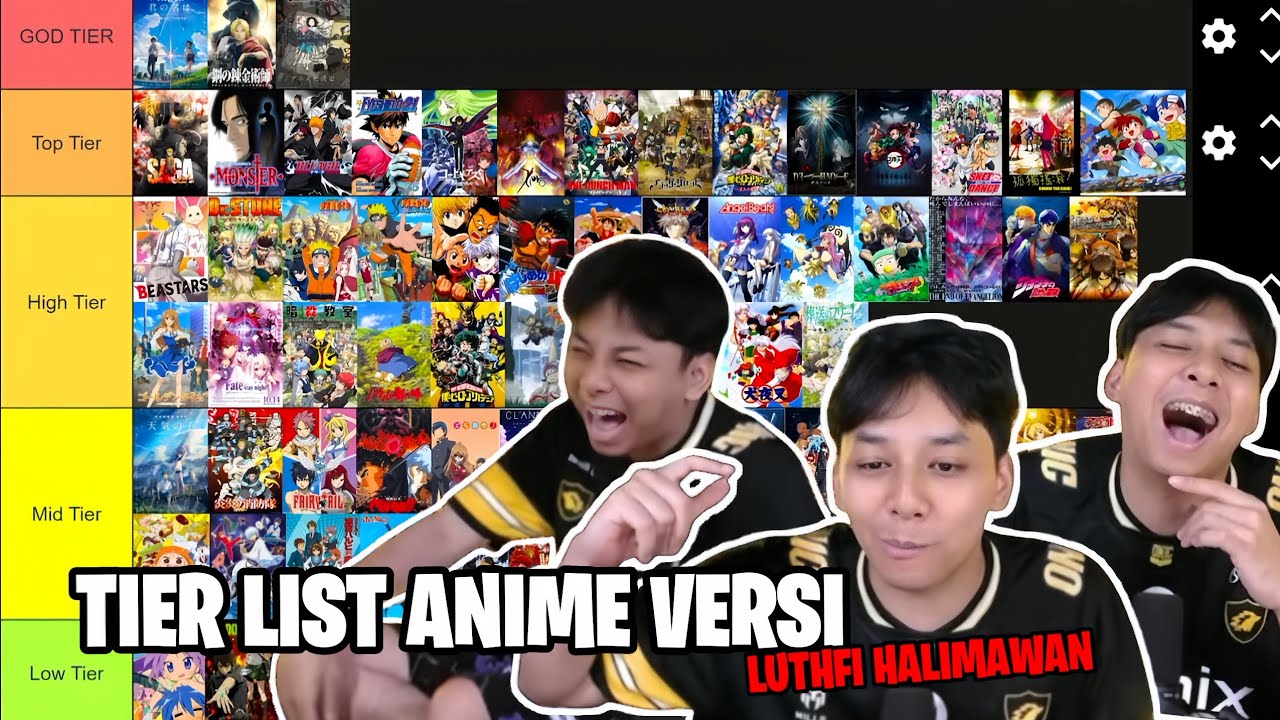 Tier List Anime Versi Luthfi Halimawan