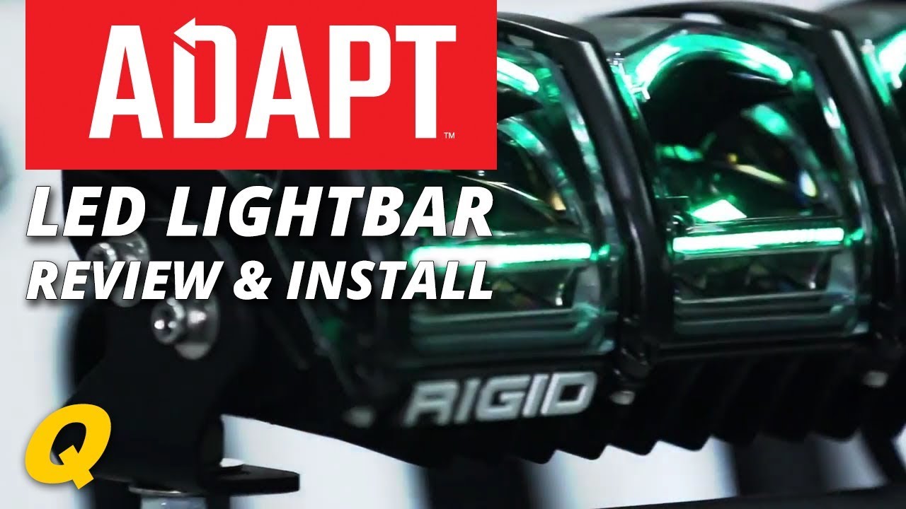 Rigid Industries Adapt LED Lightbar Install on Jeep Wrangler JK