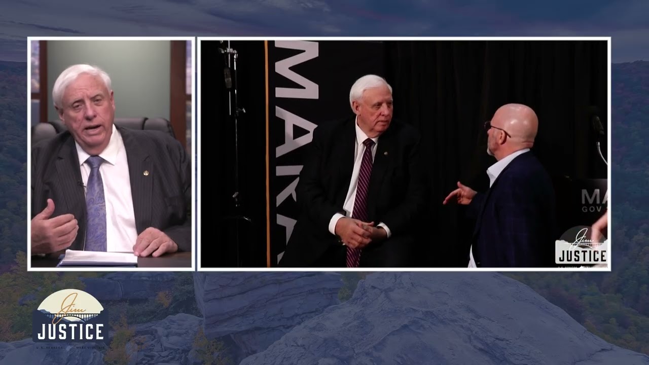 Senator Justice holds local media time - October 23, 2025
