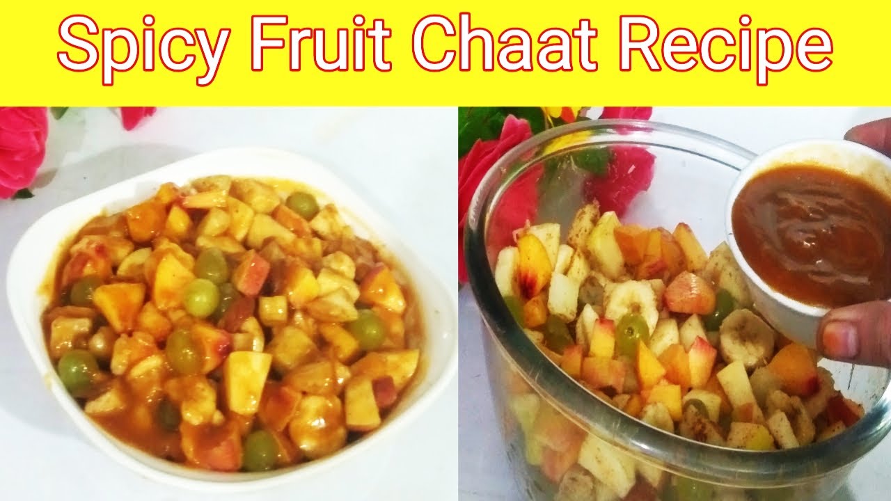 Fruit Chaat recipe | Chaat Recipe | Spicy Fruit Chaat Recipe  | Farah with kitchen