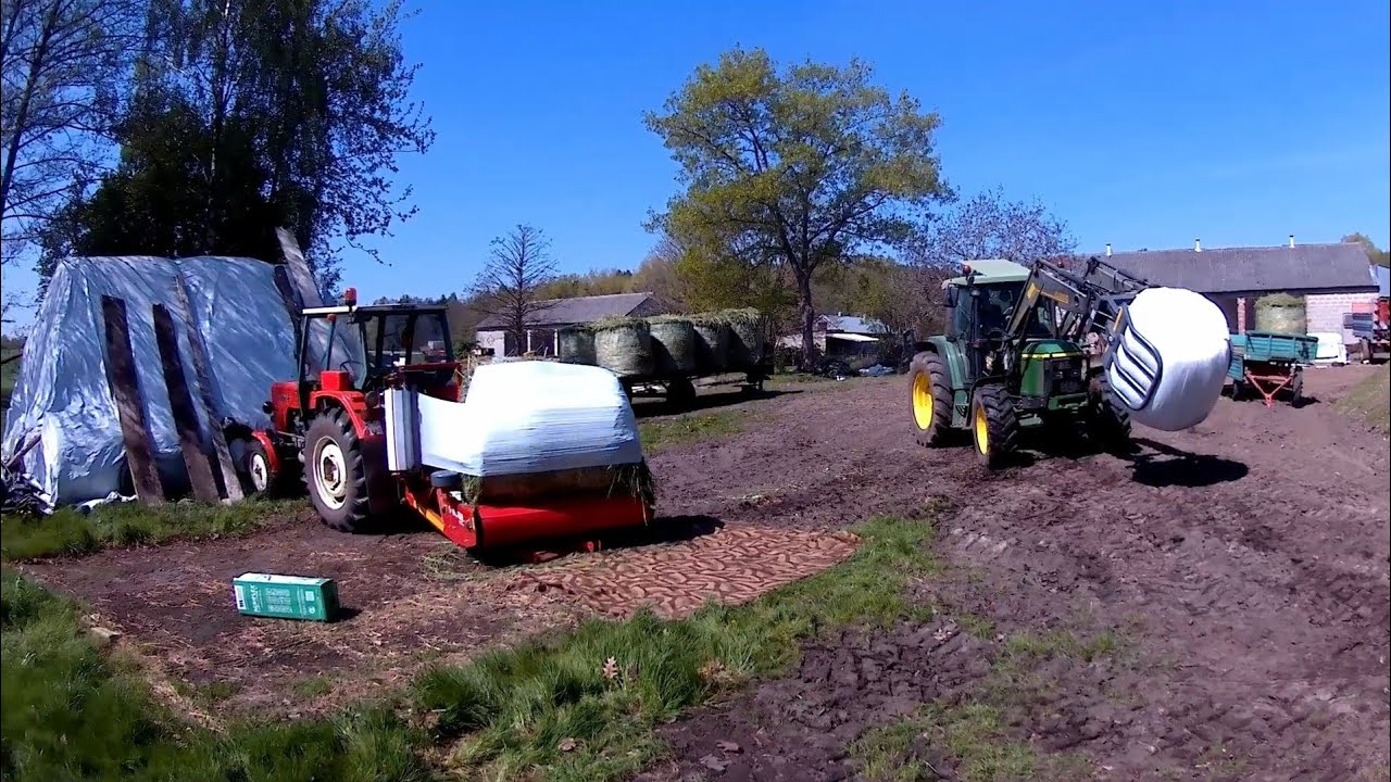 Coś z żyta na kiszonkę😁 szybka akcja. #farming #rolnictwo #renault #johndeere #ursus #ciągnik