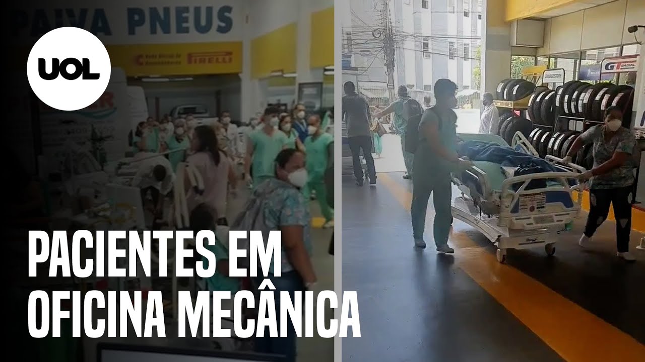 Incêndio em hospital: oficina vira refúgio de pacientes no Rio