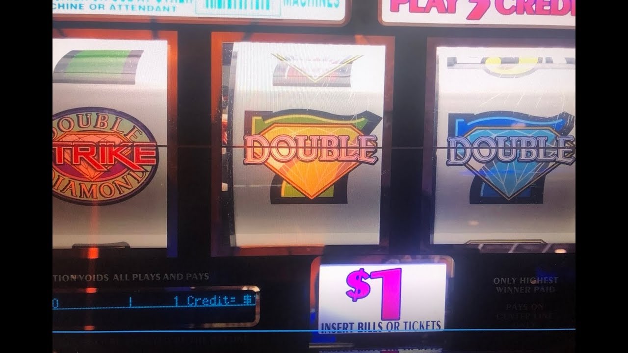 Excellent★DOUBLE DIAMOND STRIKE - $1 Slot - 3 Reel @ Pechanga Resort & Casino 勝負師, アカフジ, 赤富士スロット