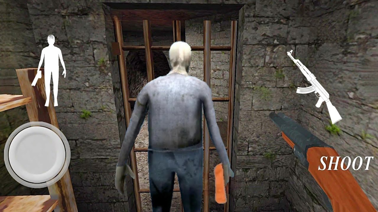 PLAYING AS GRANDPA IN GRANNY CHAPTER 3 GAME MOD MENU | NEW MOD