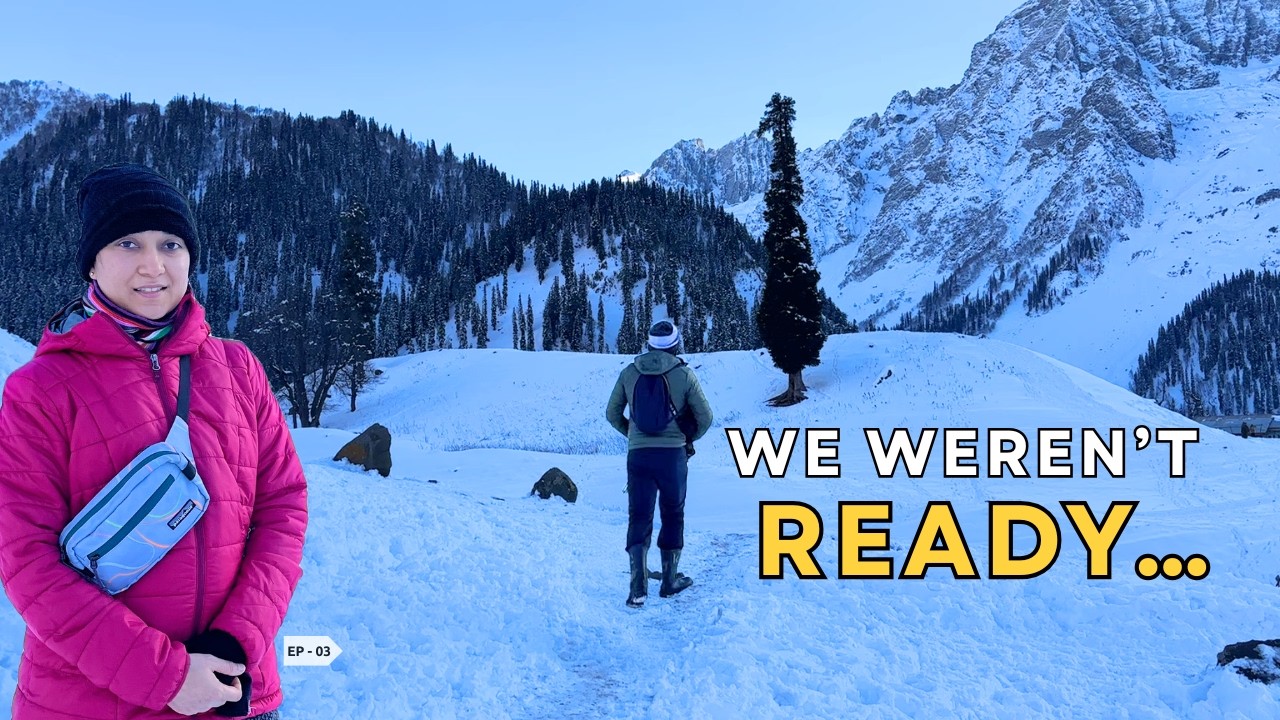 SONMARG in Winter | Thajiwas Glacier & Kashmir Travel Experience | Amchi Vasari | Konkani Vlog