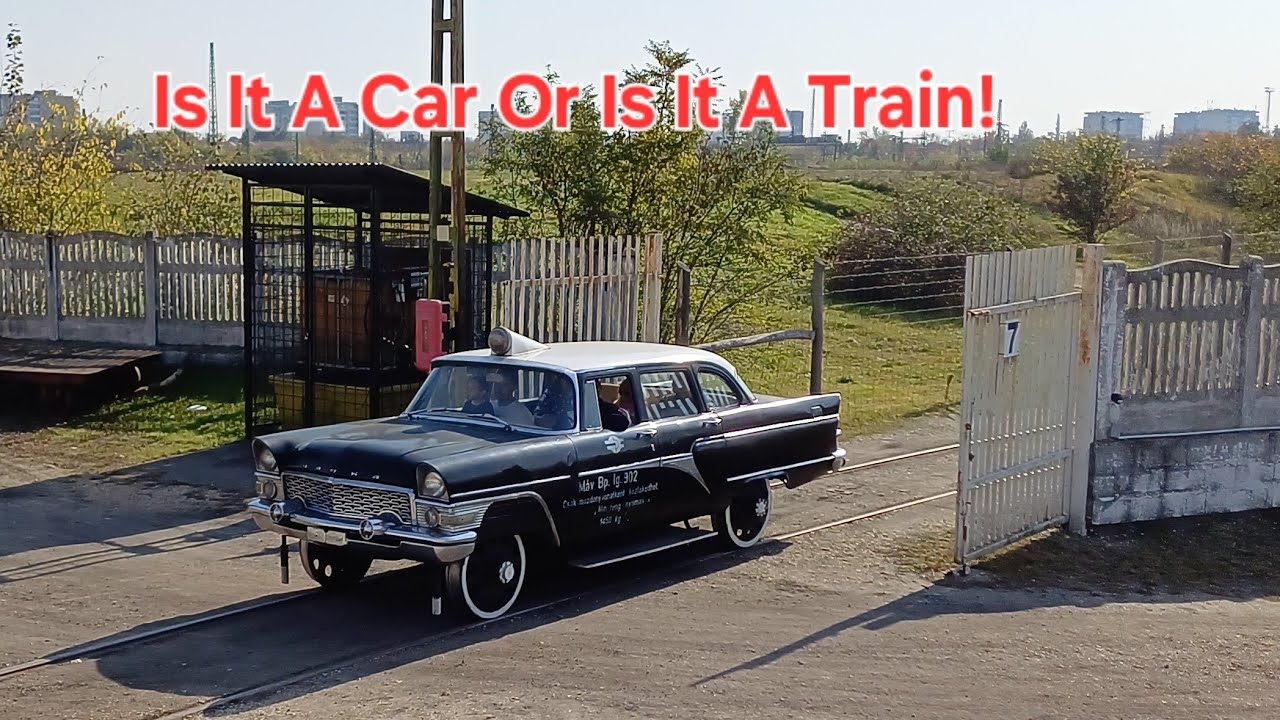 A Ride In GAZ-13 Chaika Railcar at the Hungarian Railway Museum.