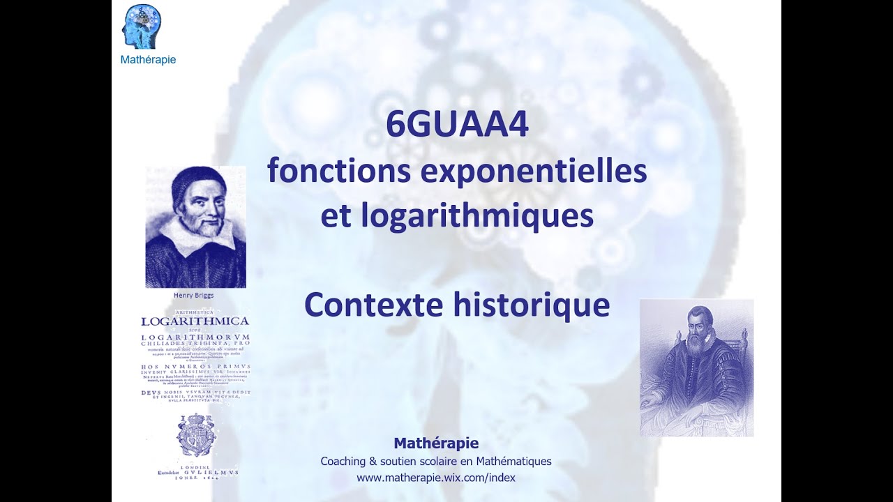 6GUAA4 Histoire des logarithmes