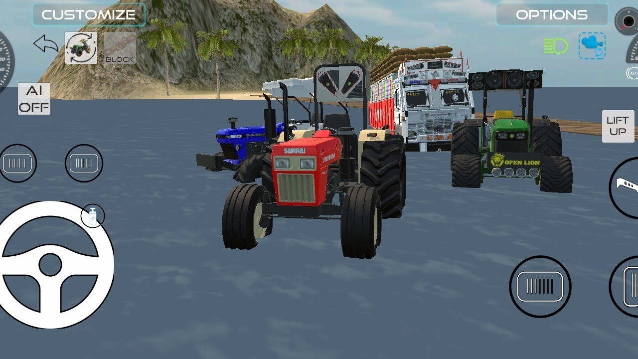 🔴 Drive Truck in Game and three tractor rescue 🚜 From Tractor Truck in Game #truck #videogame 