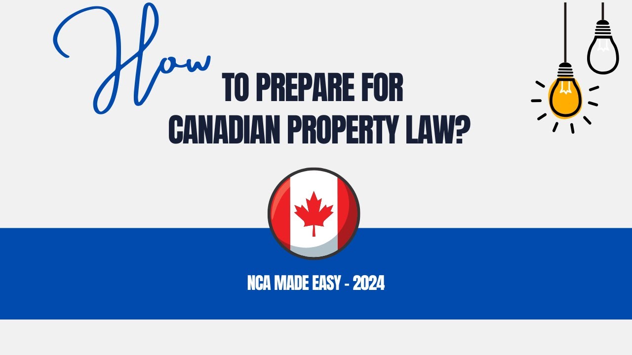 Canadian Property History and Categories Topic 1